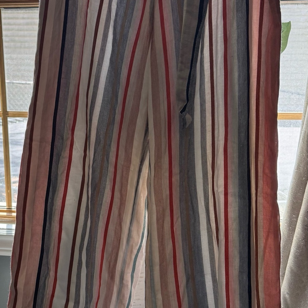 Express Striped Wide-Leg Pants - Picture 5 of 9